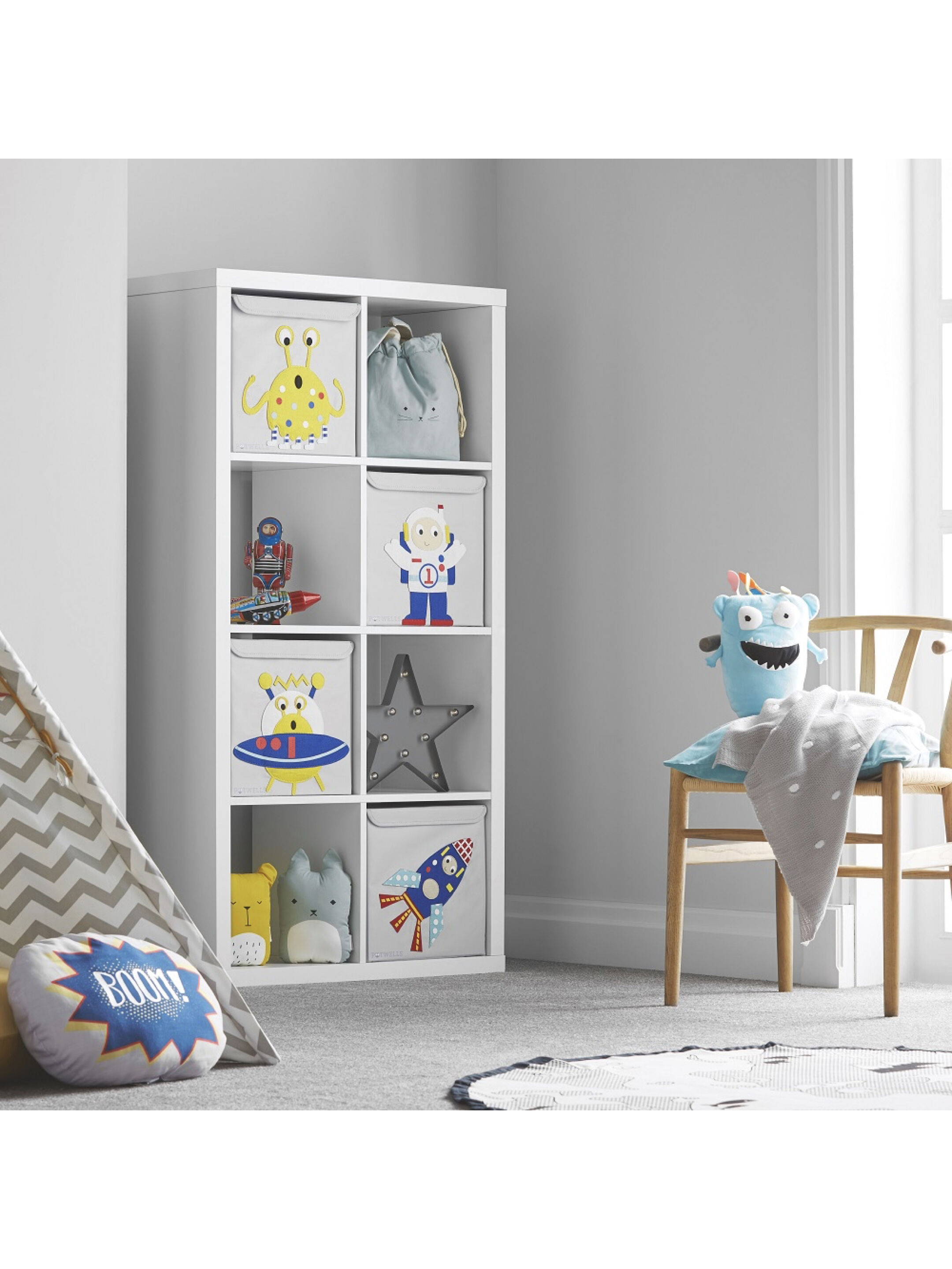 صندوق تخزين للأطفال من بوتويلز - تصميم مركبة فضائية image number 2