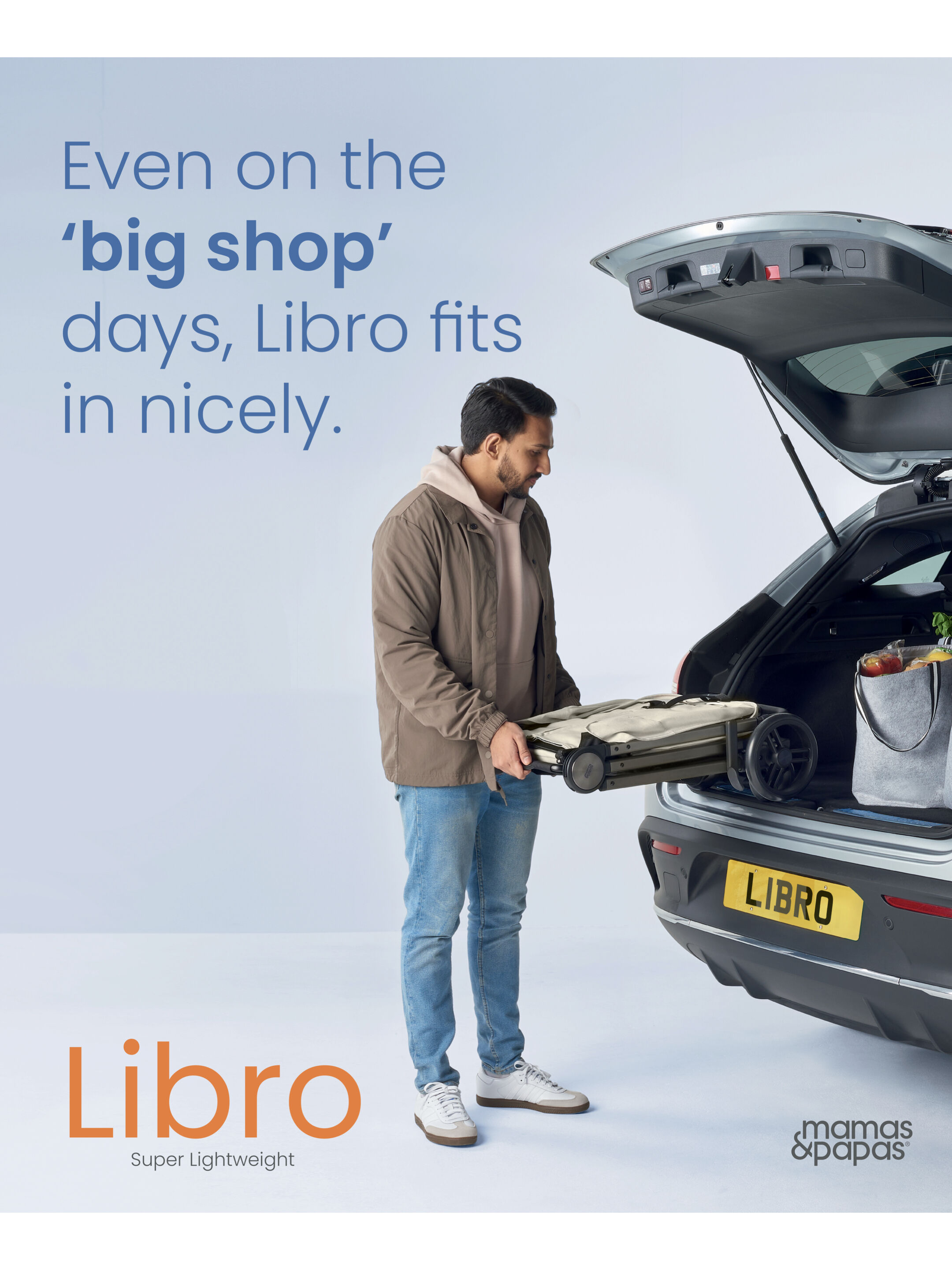 عربة أطفال خفيفة الوزن من ليبرو - موريل image number 2