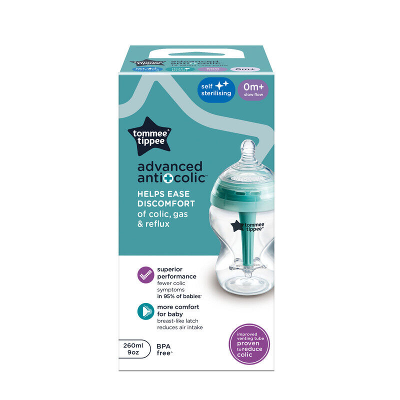 Tommee Tippee 1 X 260ml Anti Colic Bottle image number 2