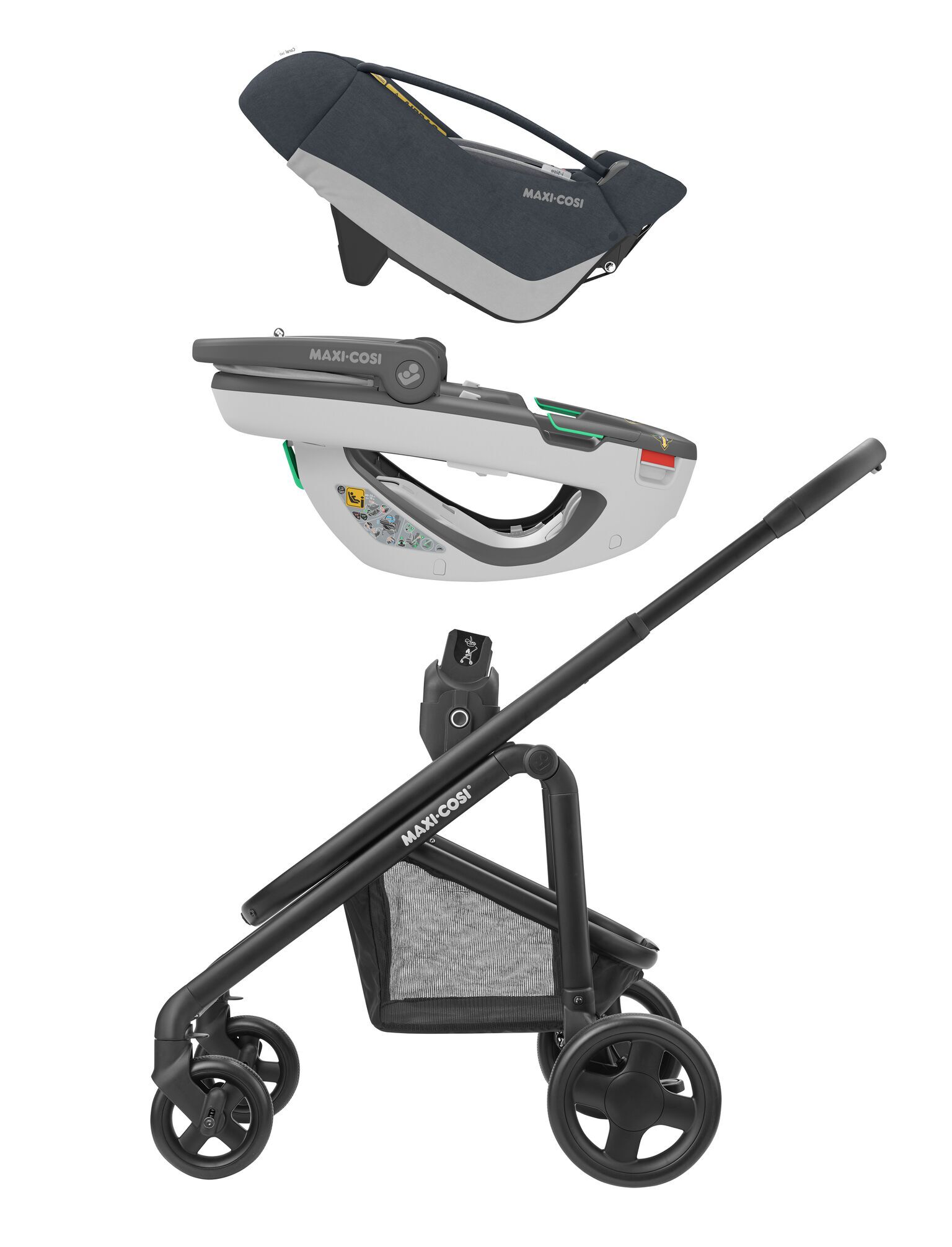 مقعد سيارة كورال 360 من ماكسي كوزي - رمادي image number 5