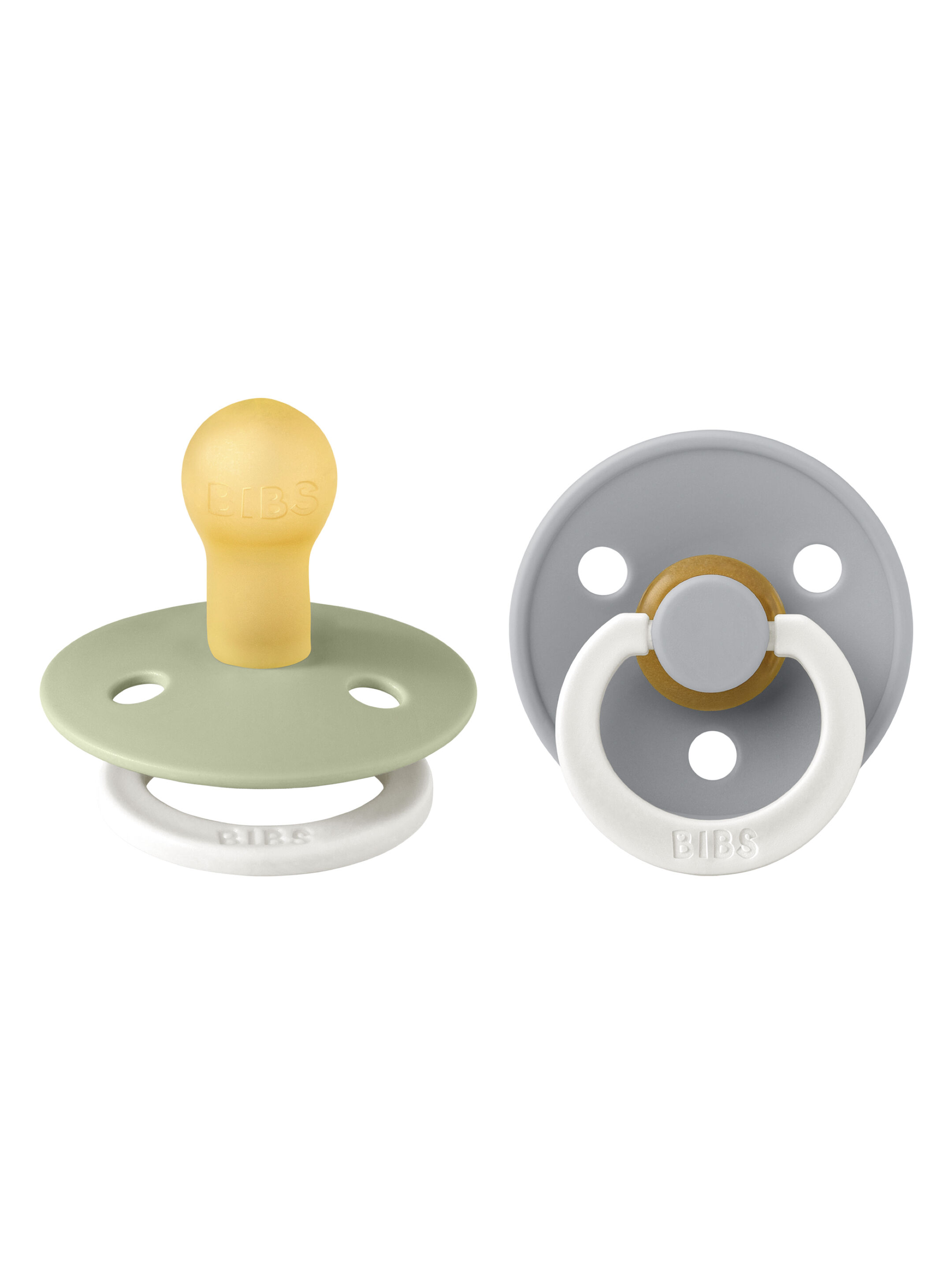 مجموعة لهايات بيبس كولور لاتكس مقاس 1 أخضر مضيء/ رمادي مضيء- قطعتان