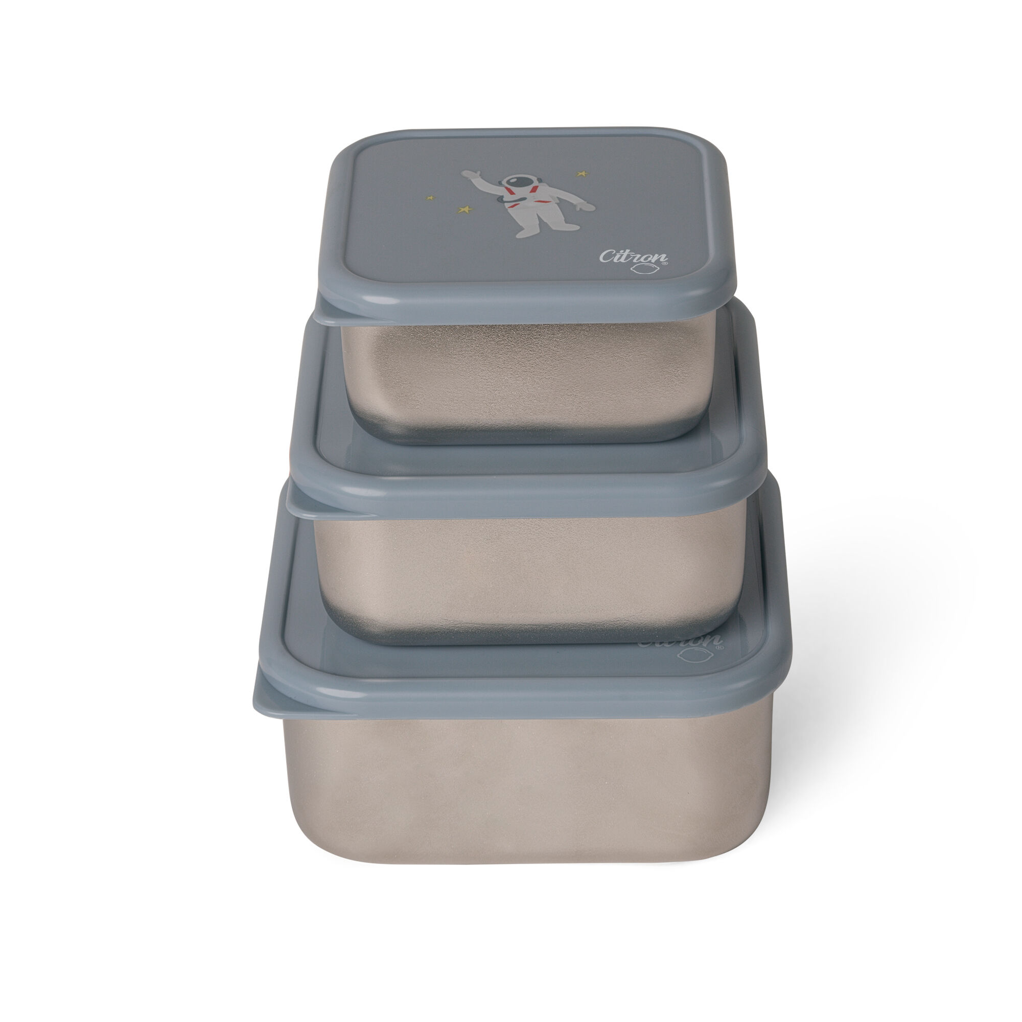 صندوق غداء سيترون قابل للتكديس ستانلس ستيل image number 1