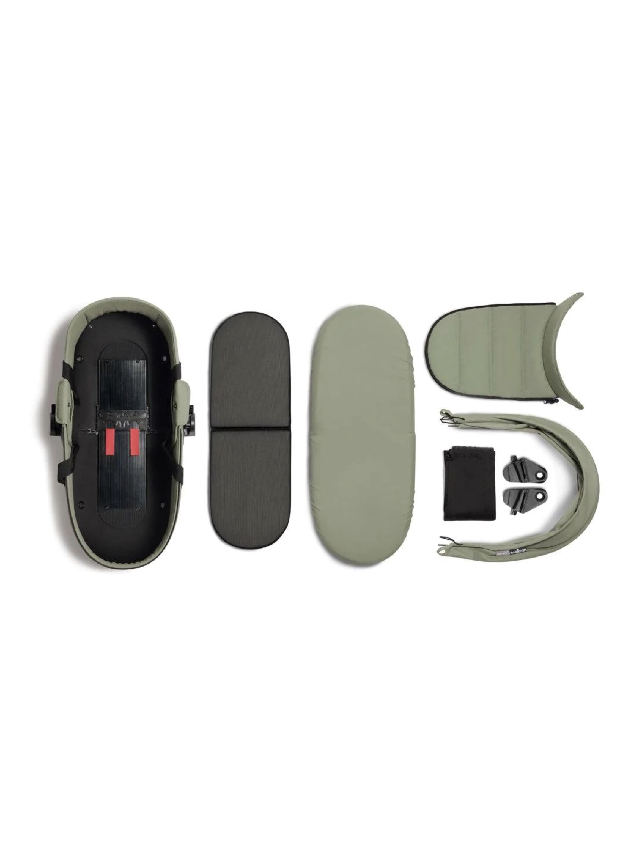 مهد محمول خفيف يويو - أخضر زيتوني image number 5