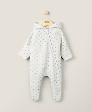 أوفرول جيرسيه بنقشة زهور - أزرق أوفرول جيرسيه بنقشة زهور - أزرق