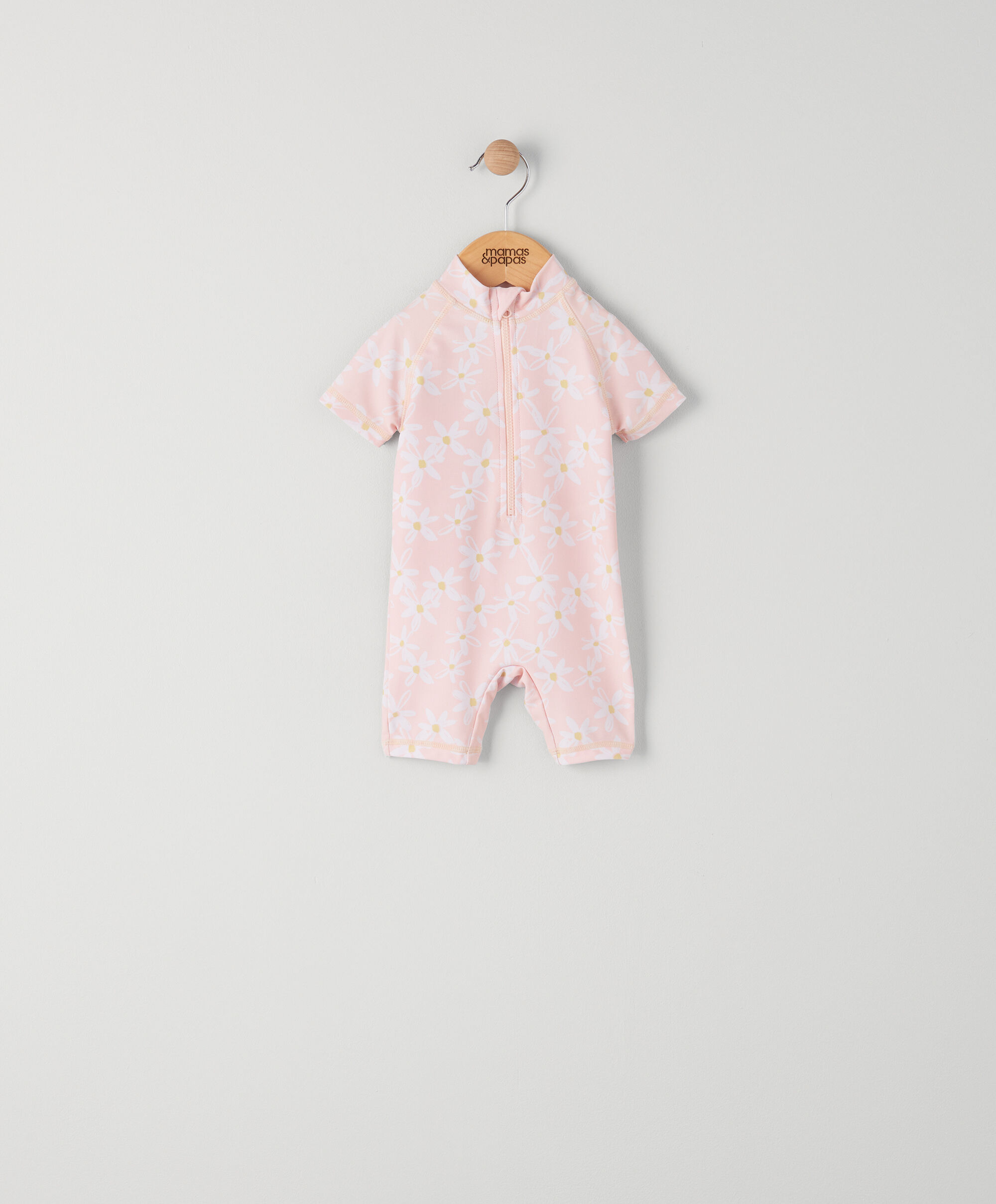 بدلة سباحة بنقشة زهور image number 1