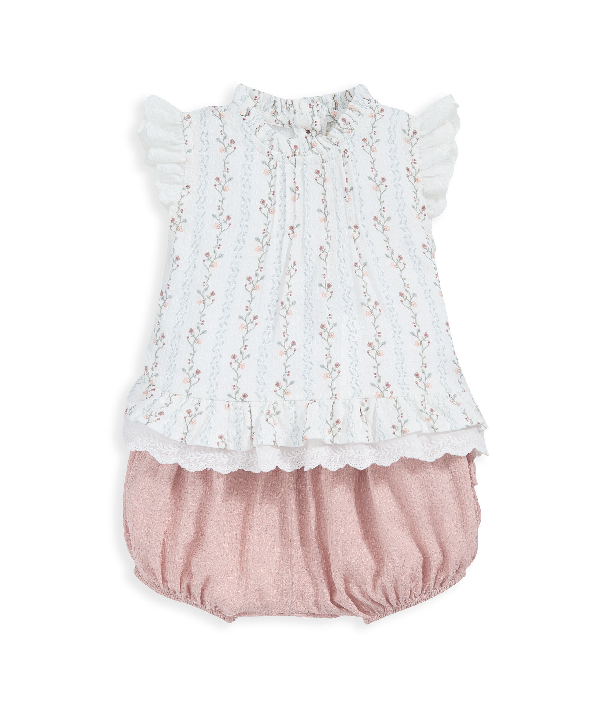 طقم بلوزة وسروال تحتي - قطعتان image number 2