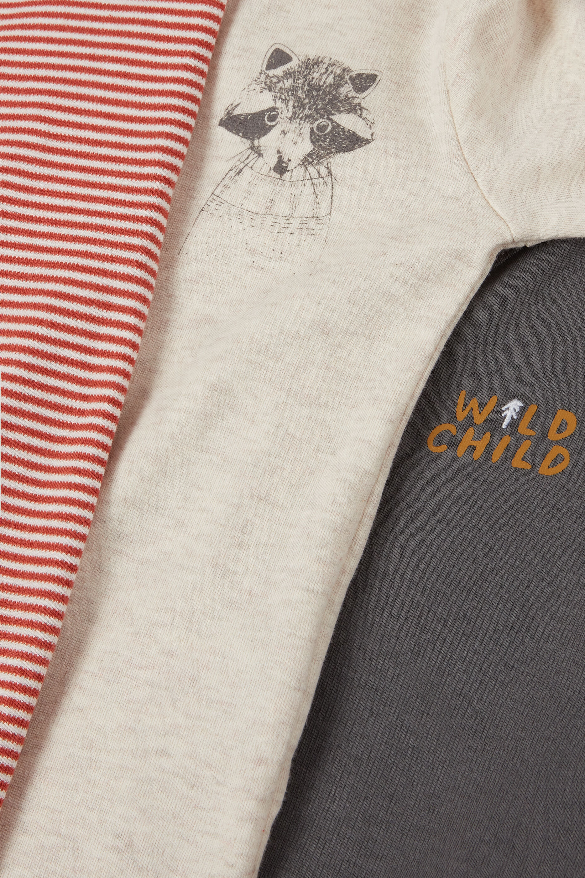 طقم بيجاما قطعة واحدة بطبعة Wild -&rlm;3&rlm; قطع image number 3