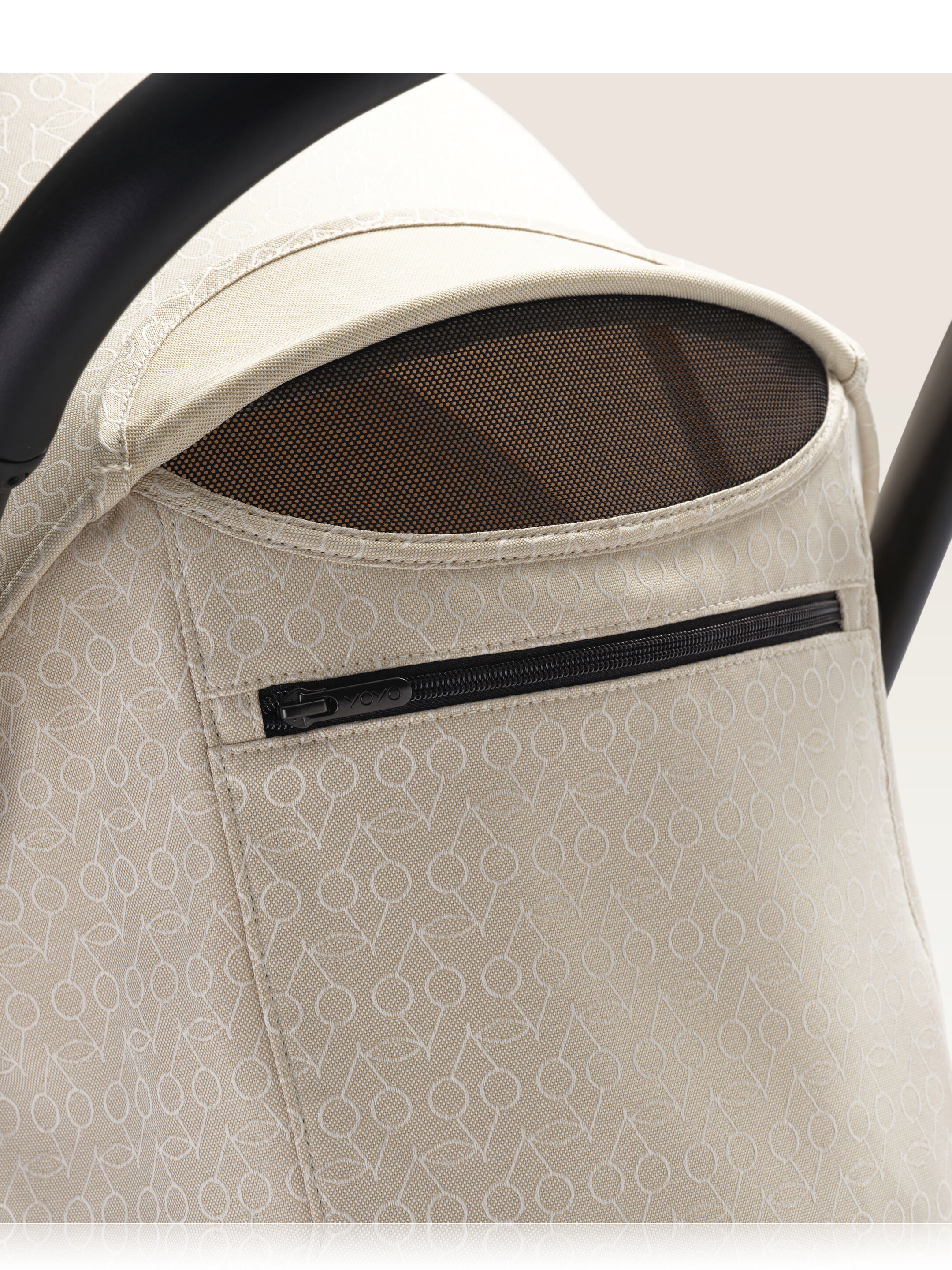 عربة أطفال يويو2 بهيكل أسود ومجموعة مقعد بونبوينت بيج لعمر 6 شهور فأكثر image number 4