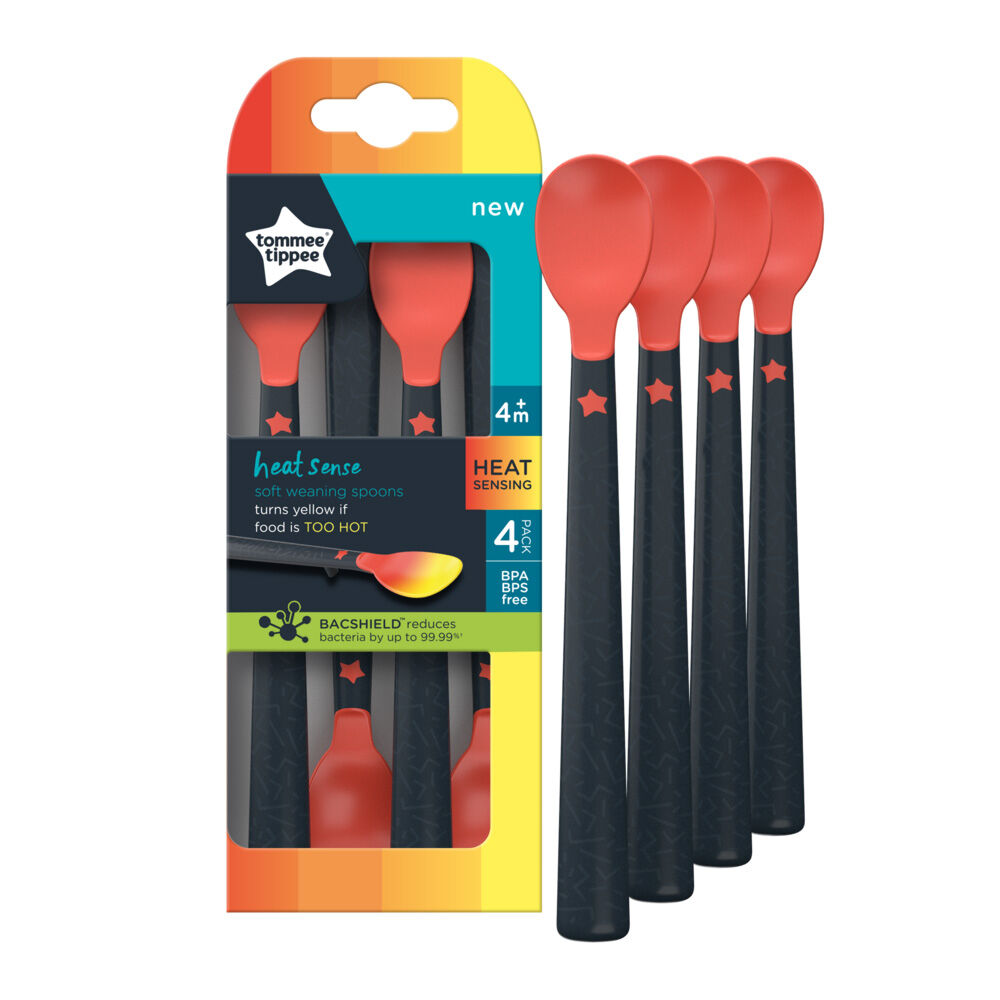 طقم ملاعق للفطام بمؤشر للحرارة من تومي تيبي - 3 قطع image number 1