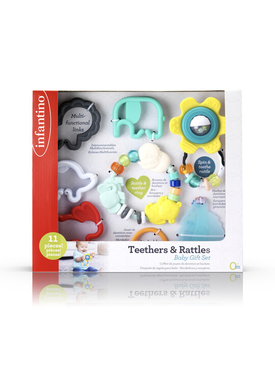 Teether & Rattles Baby Gift Set _ 3m+ - CN image number 3