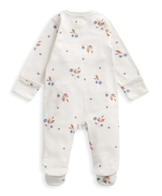 لباس الكل في واحد بسحّاب ونقشة زهور التوت لباس الكل في واحد بسحّاب ونقشة زهور التوت image number 3