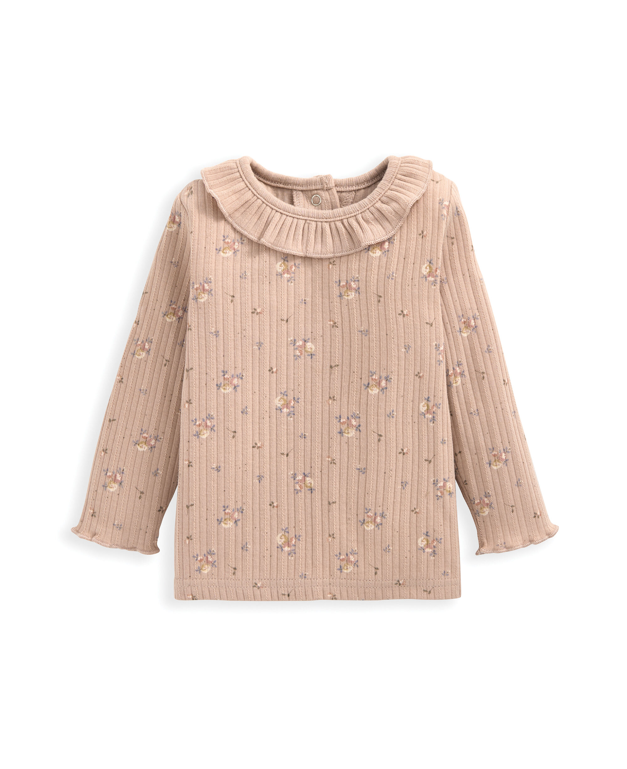 طقم لباس قطعة واحدة ولغينغز بنقشة زهور image number 2