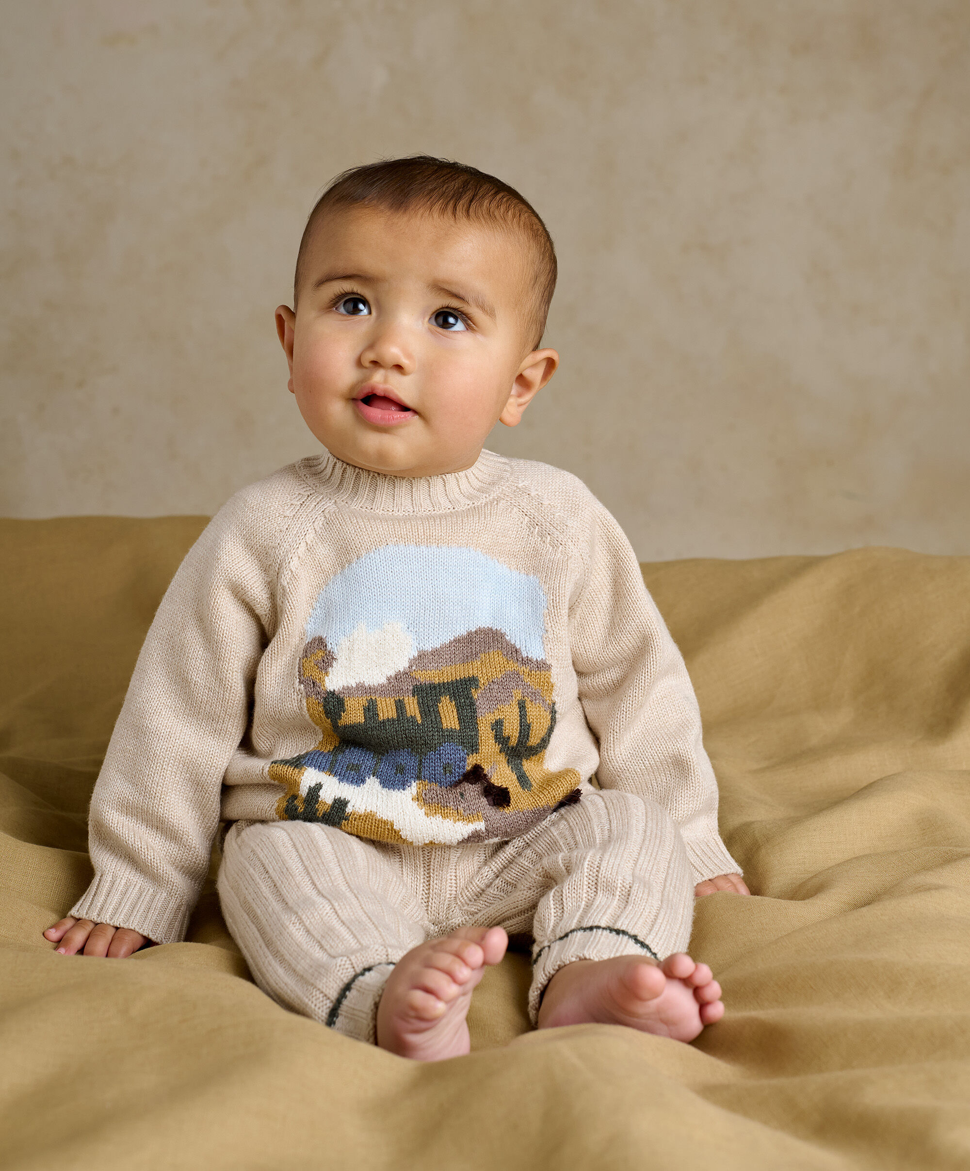 2pc Train Knit Set image number 1