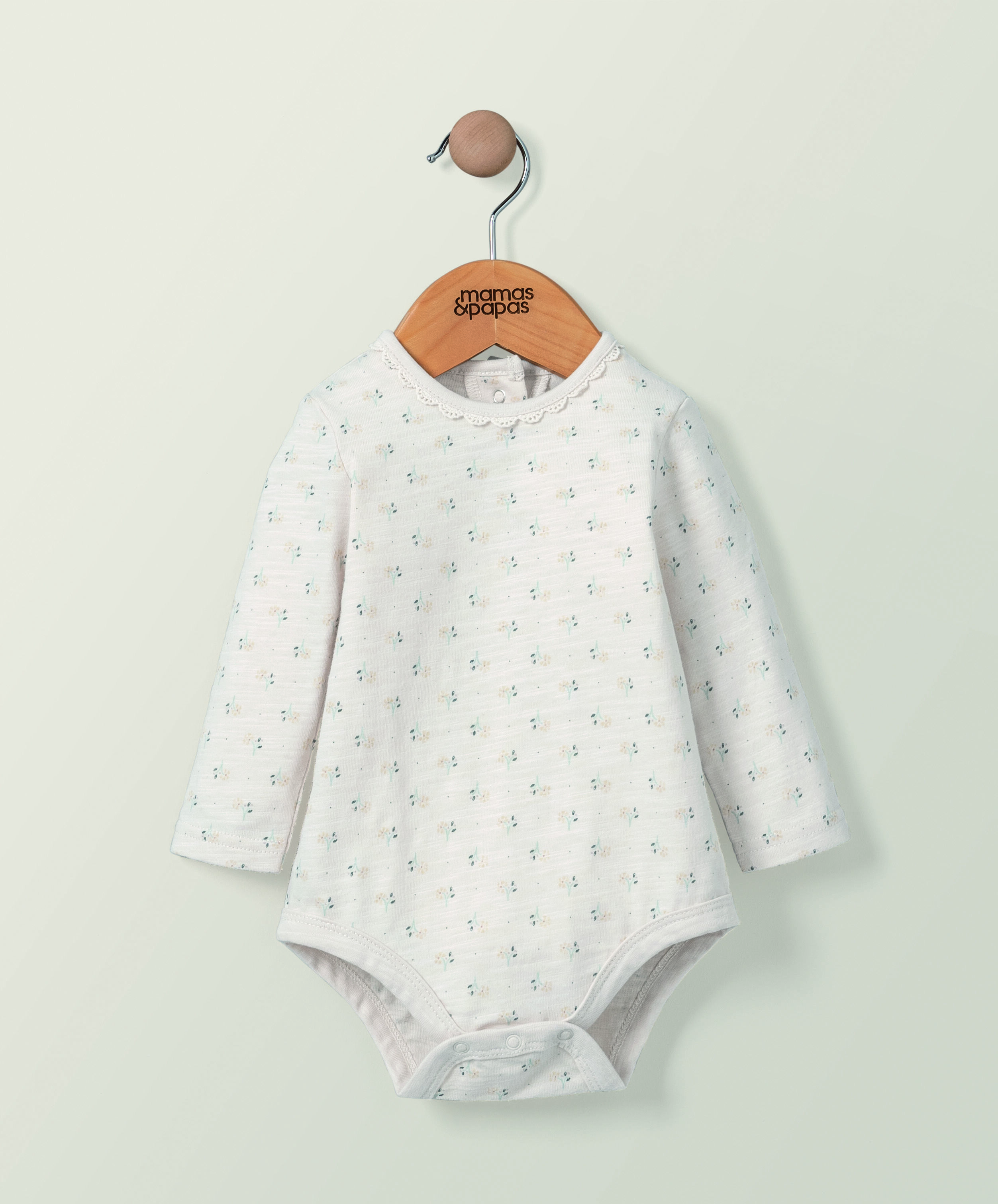 لباس قطعة واحدة جيرسيه ناعم بنقشة بالكامل image number 1