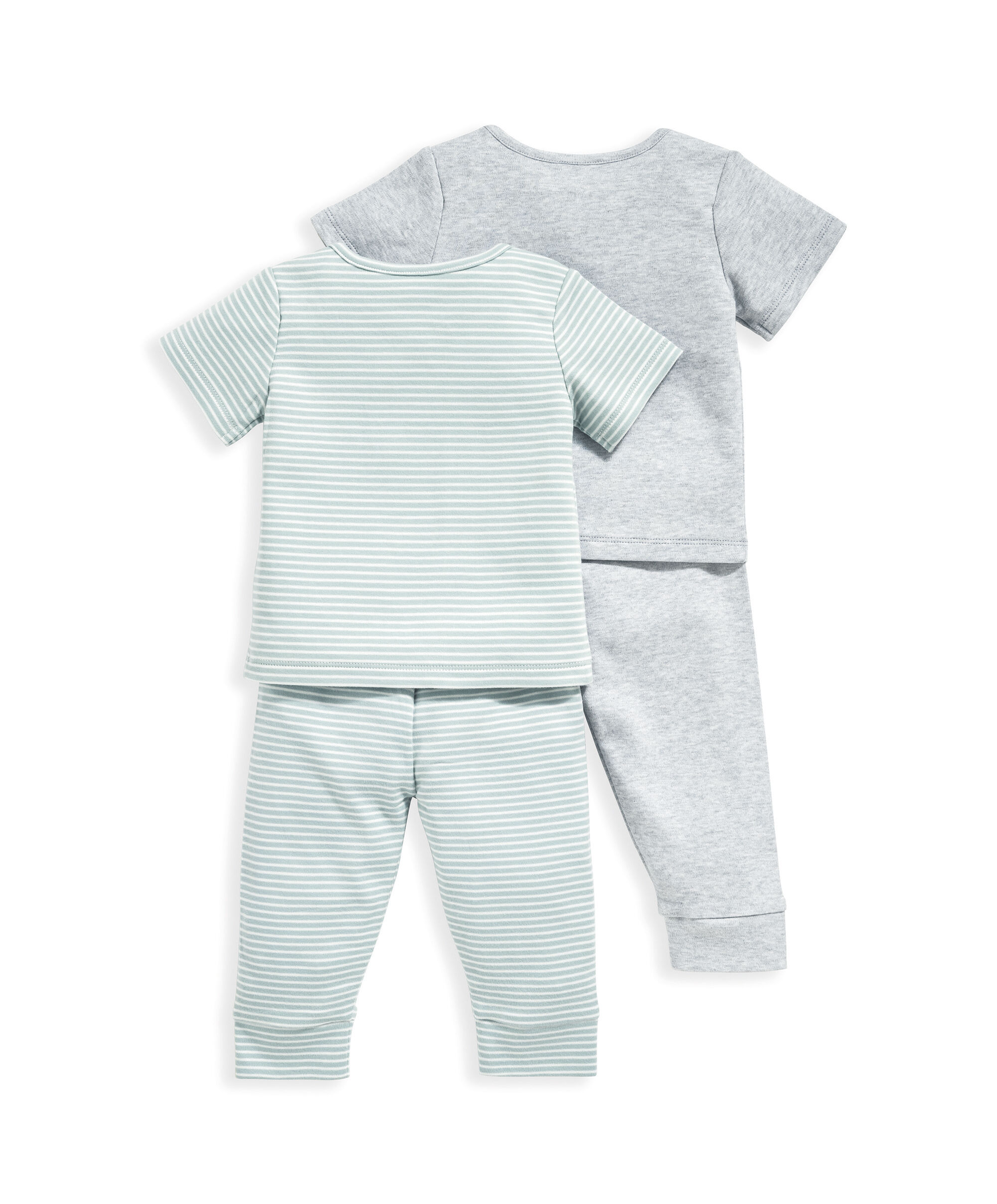 طقم بيجاما بأكمام قصيرة - قطعتان image number 3