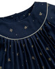 فستان بطيات ونقشة نجوم - كحلي image number 3