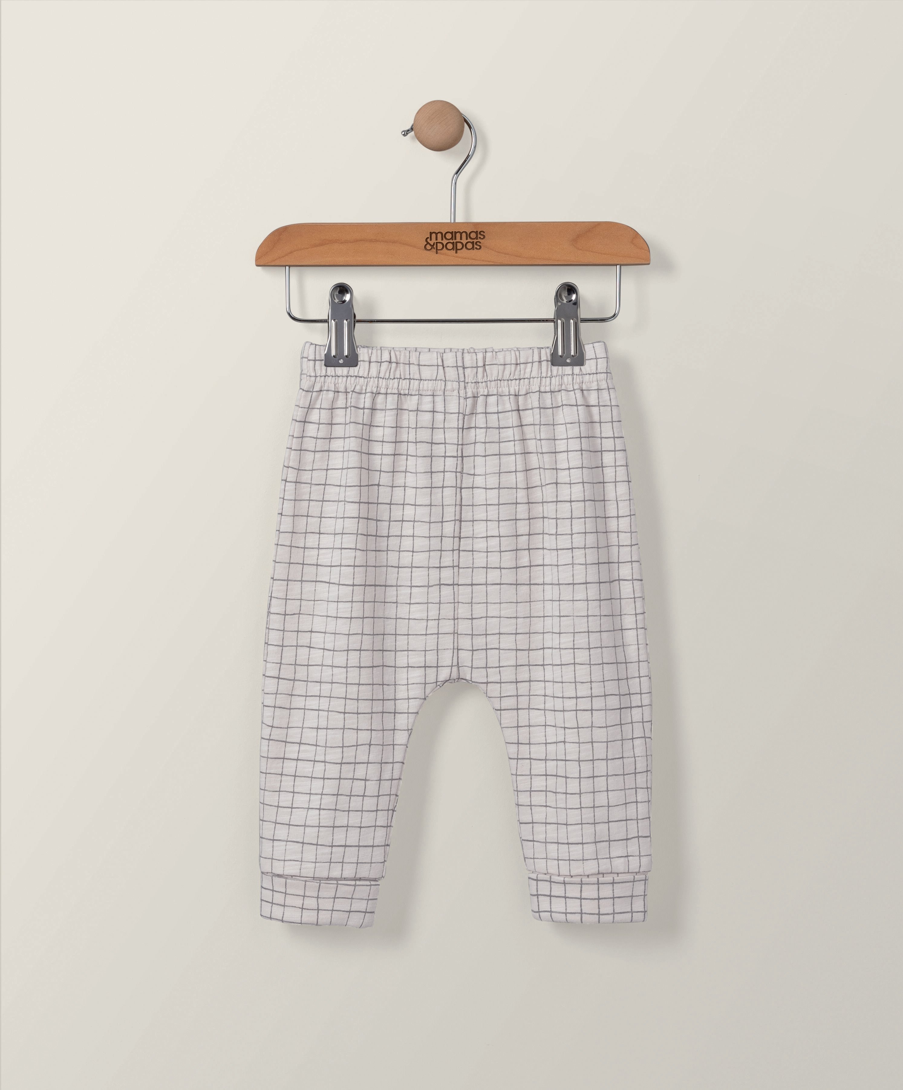 بنطال رياضي جيرسيه بنقشة مربعات