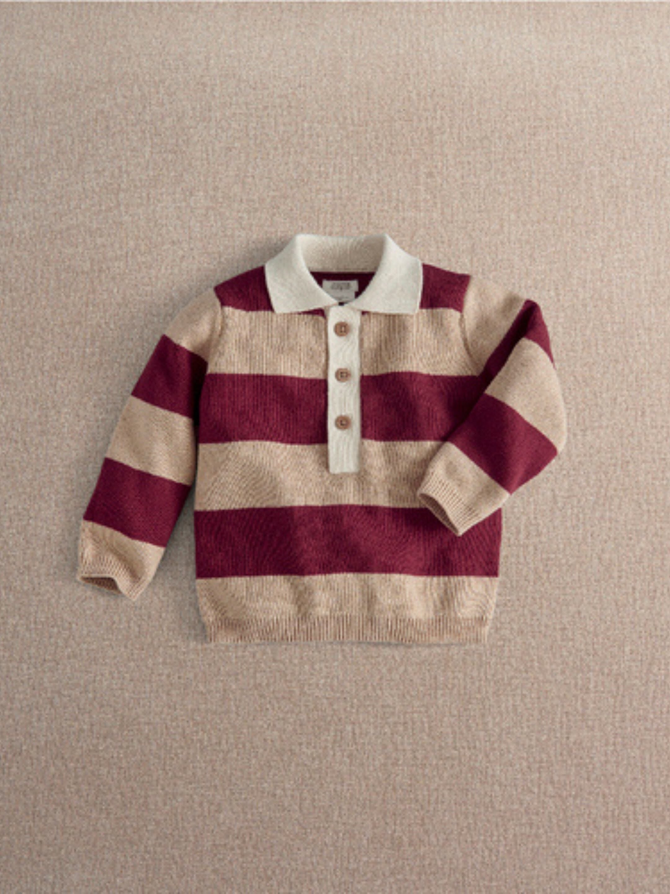 Rugby Stripe Knit Top
