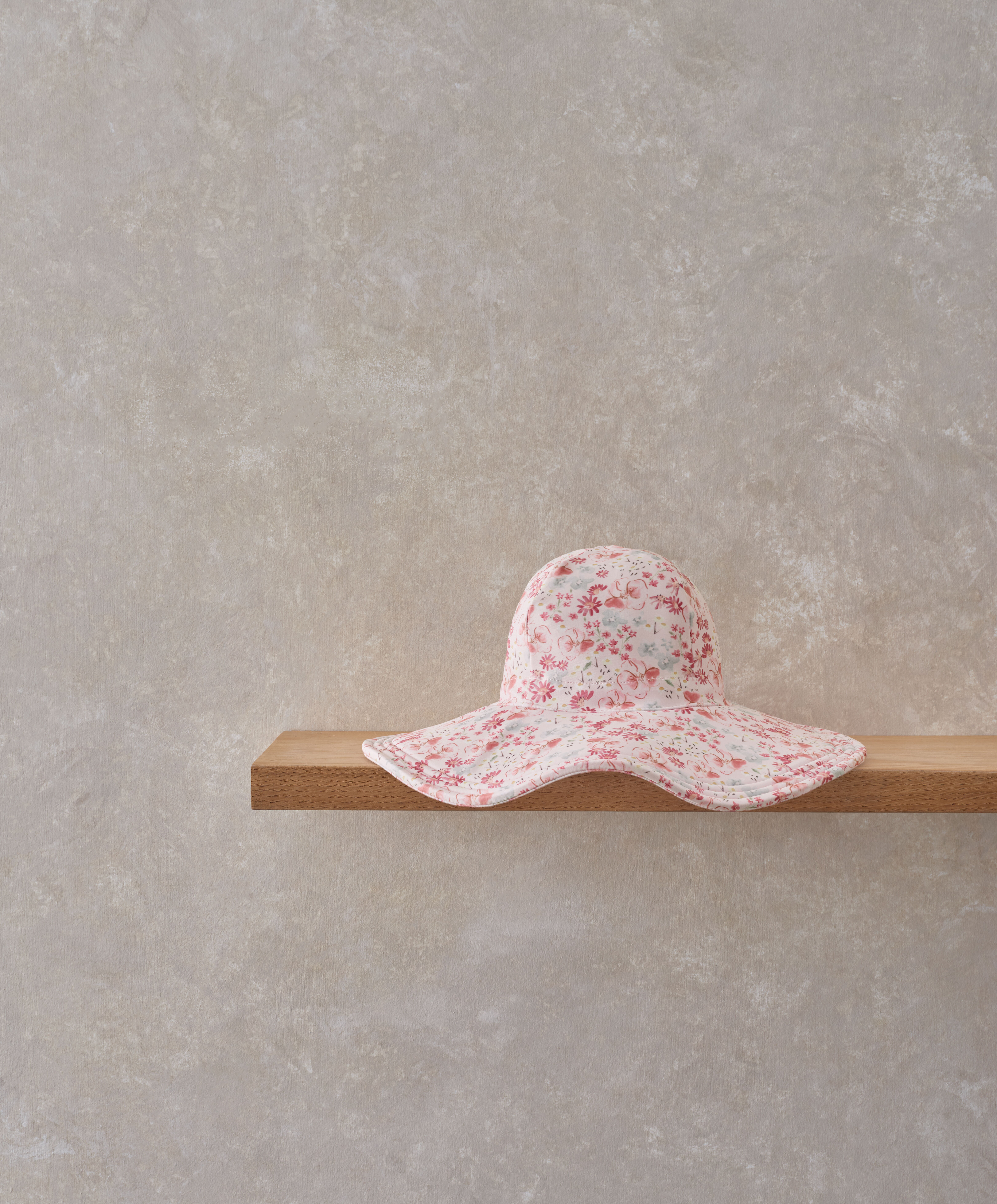 قبعة شمسية بنقشة زهور image number 1