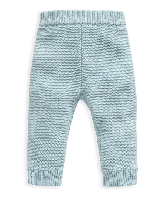 طقم منسوج بلون أزرق - قطعتان طقم منسوج بلون أزرق - قطعتان image number 3