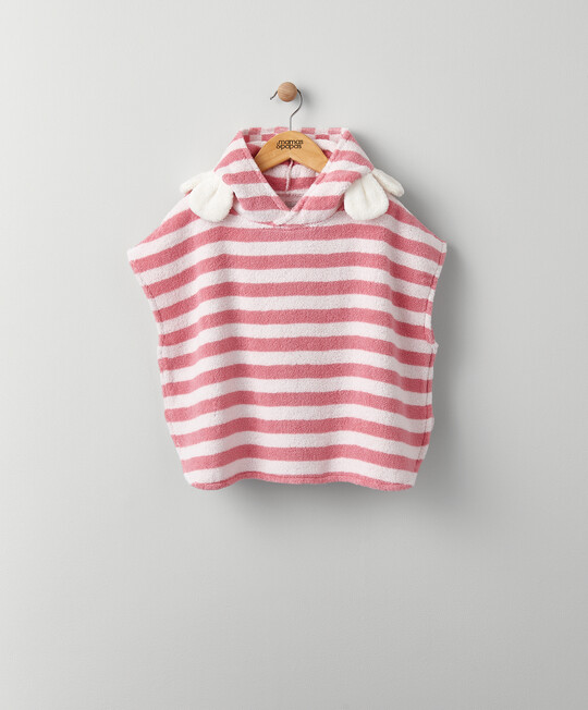 بونشو بغطاء رأس مزين بزهور بونشو بغطاء رأس مزين بزهور image number 1