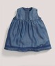 Blue Pin tuck Dress image number 1
