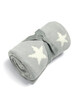 BLKT CHENILLE SML - GREY STAR image number 2
