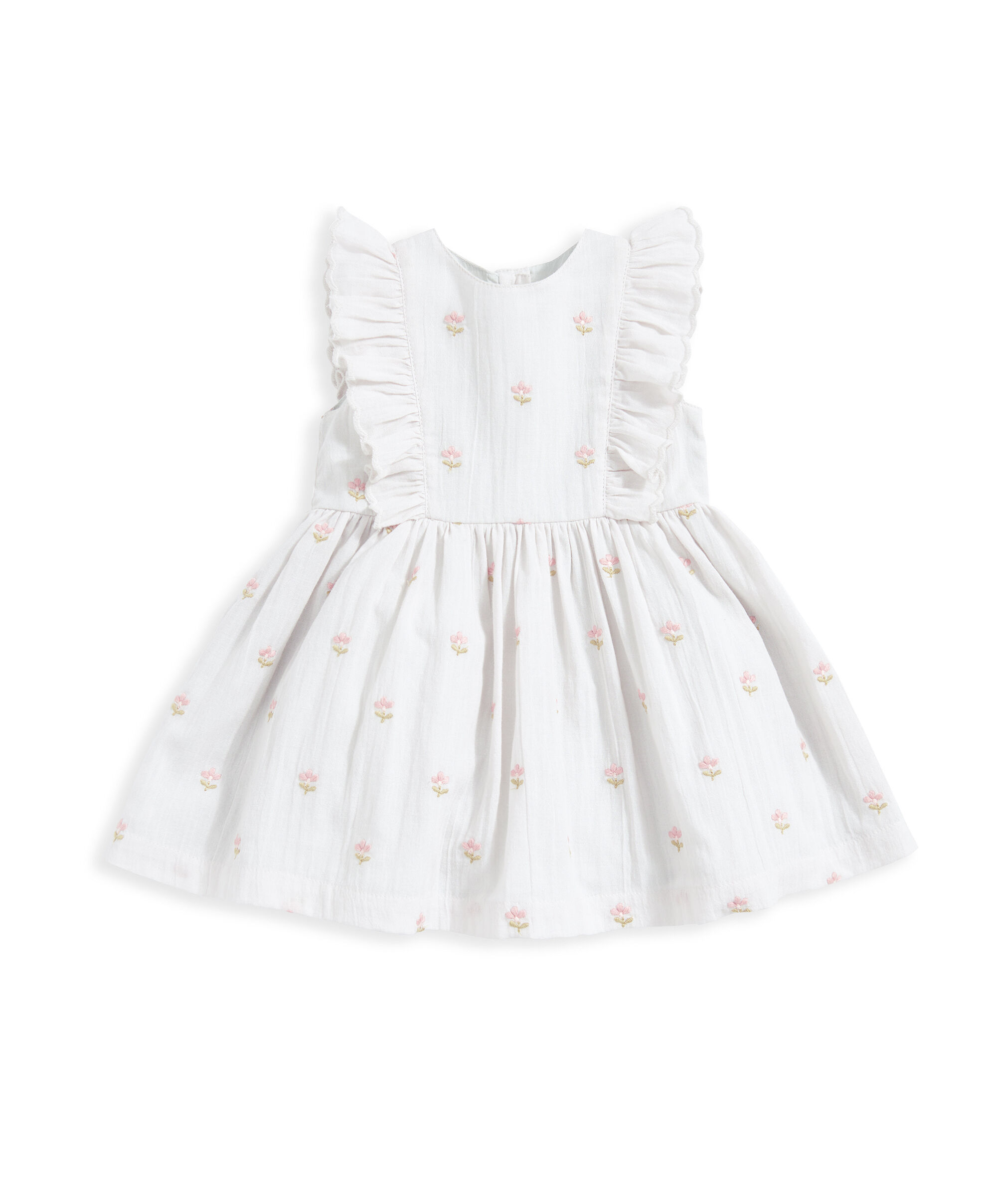 فستان مُطرز أزرق image number 2