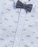 Dragon Fly Print Shirt with Bow Tie Set image number 3