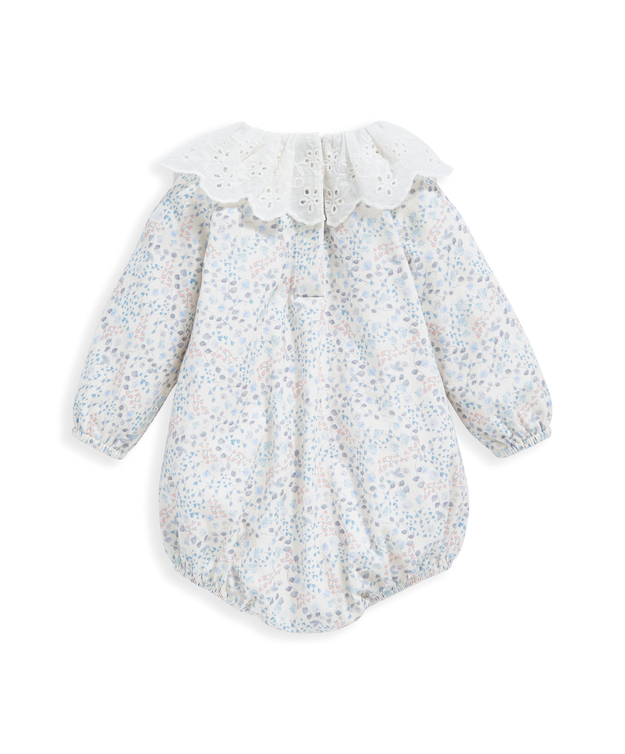 رومبر بياقة ونقشة زهور image number 3