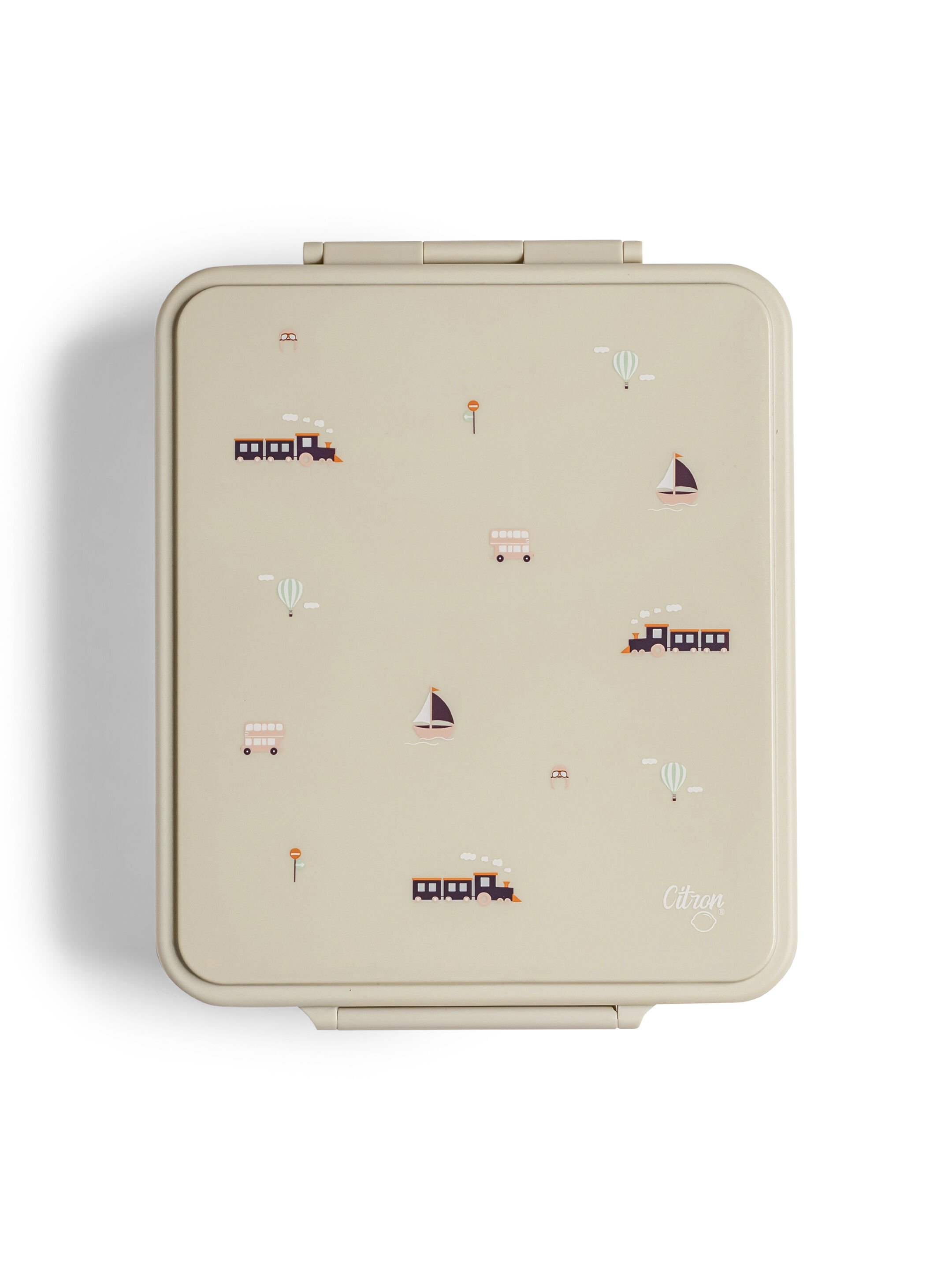 صندوق غداء كبير بنقشة مركبات من سيترون image number 1