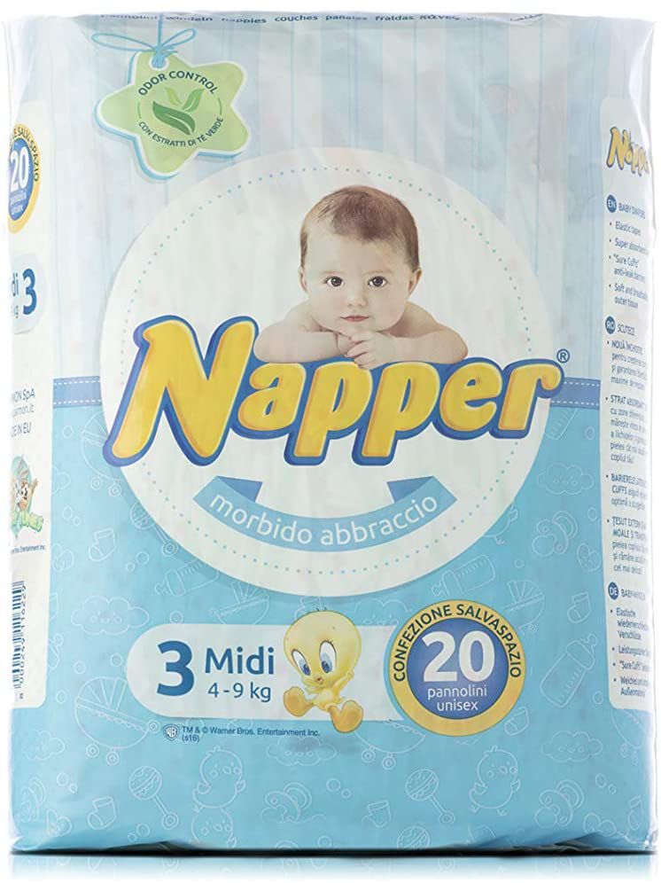 حفاضات سوفت هاغ بارمون من 4 إلى 9 كغم من نابر- 20 حفاضة image number 1