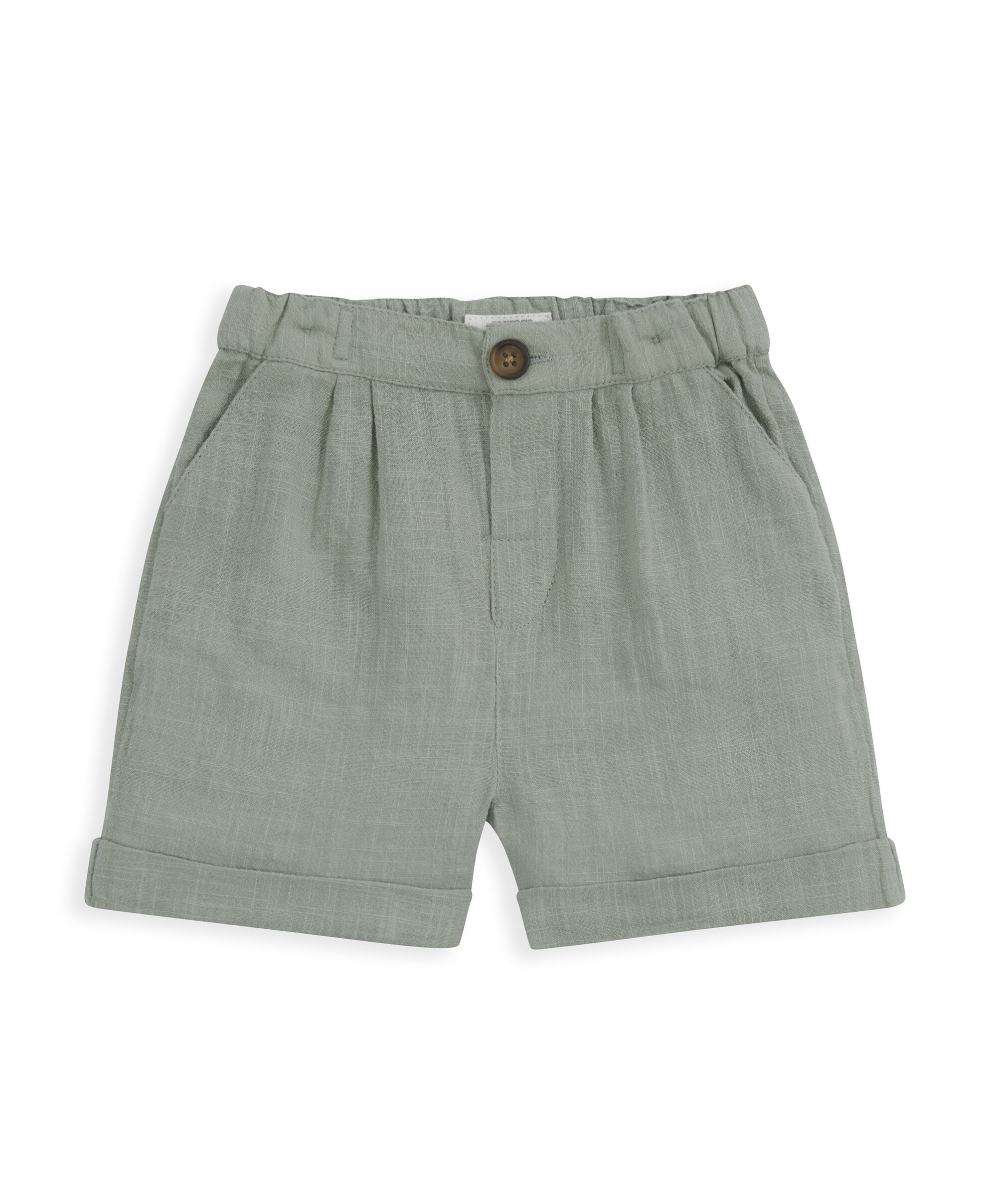 طقم قميص رسمي كاكي وشورت، قطعتين image number 4