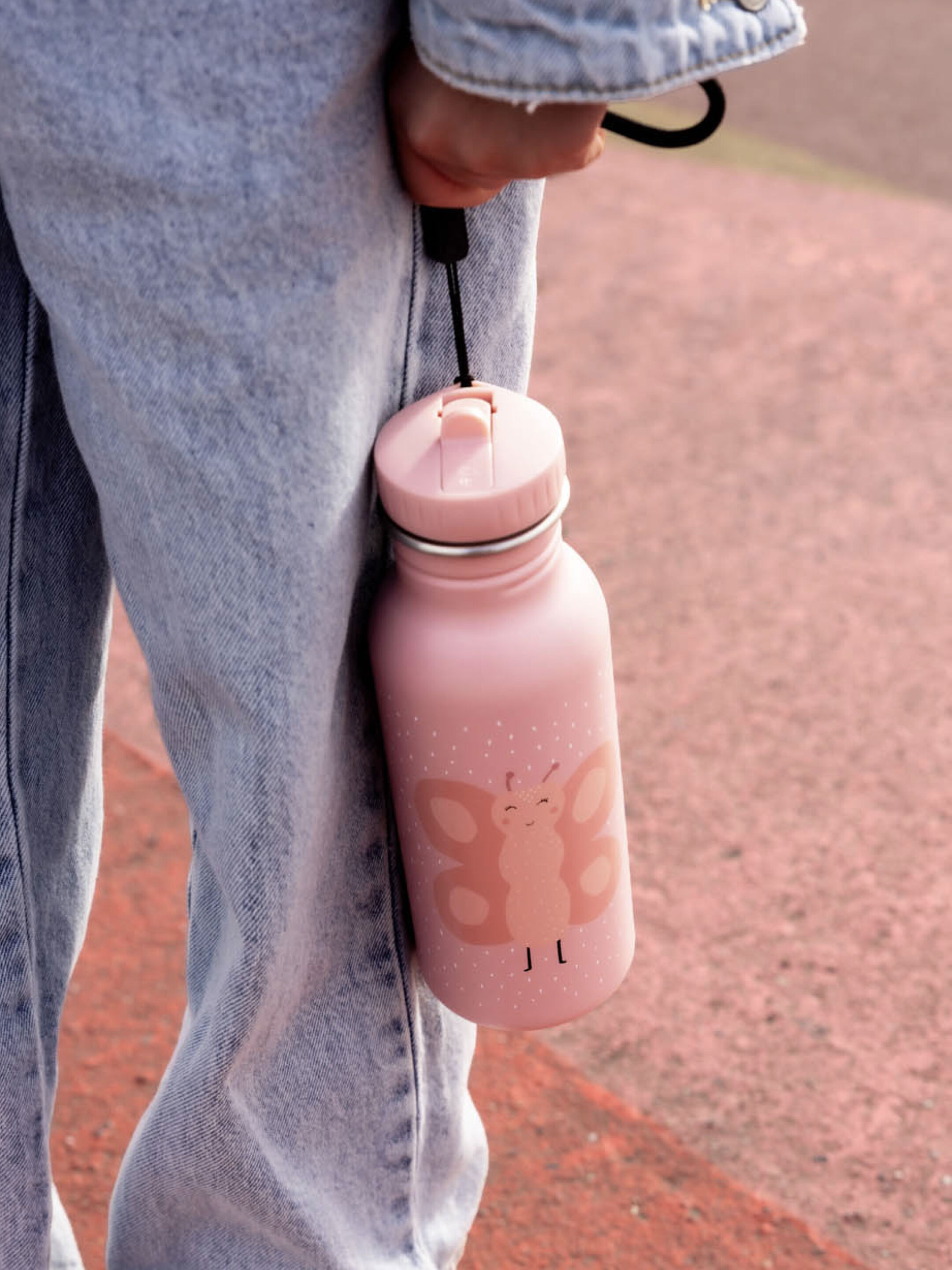 Trixie Stainless Steel Water Bottle - 500ml - Mrs. Butterfly image number 1
