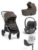 Ocarro 2 Pushchair and Carrycot Bundle with Cybex Cloud T i-Size Plus Car Seat and Base (4 Pieces) - Eclipse