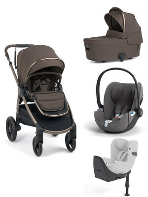 Ocarro 2 Pushchair and Carrycot Bundle with Cybex Cloud T i-Size Plus Car Seat and Base (4 Pieces) - Crema Ocarro 2 Pushchair and Carrycot Bundle with Cybex Cloud T i-Size Plus Car Seat and Base (4 Pieces) - Crema