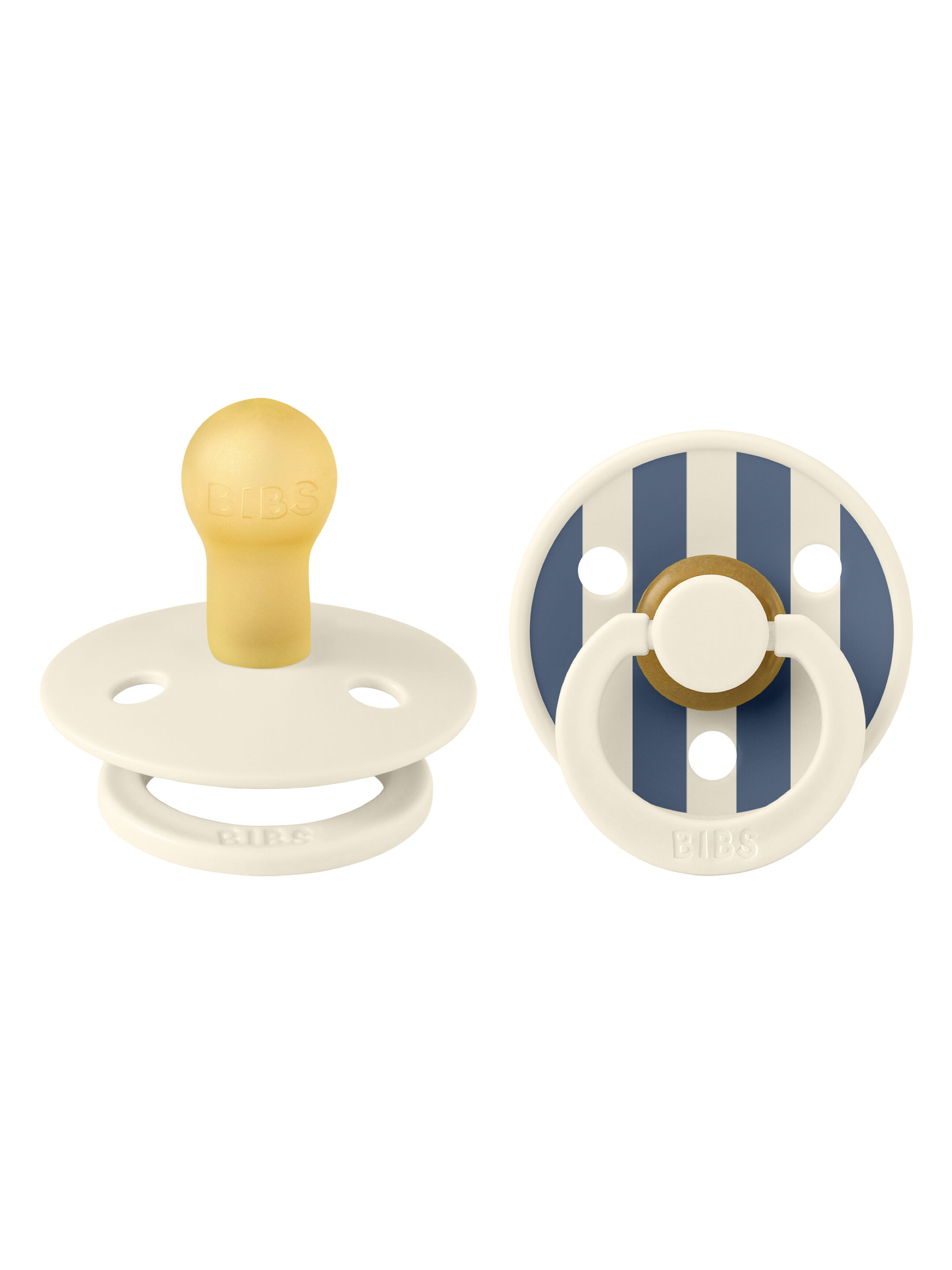 مجموعة لهايات بيبس كولور بين لاتكس مقاس 1 للأطفال منذ الولادة بلون عاجي وأزرق متنوع - قطعتان image number 2